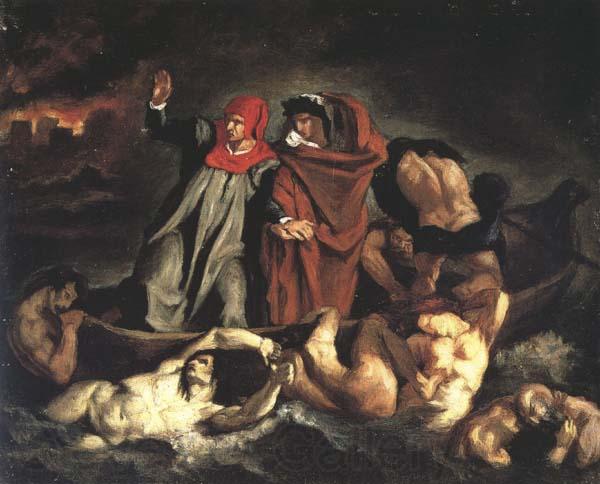 Edouard Manet La Barque de Dante,d'apres Delacroix (mk40) Spain oil painting art